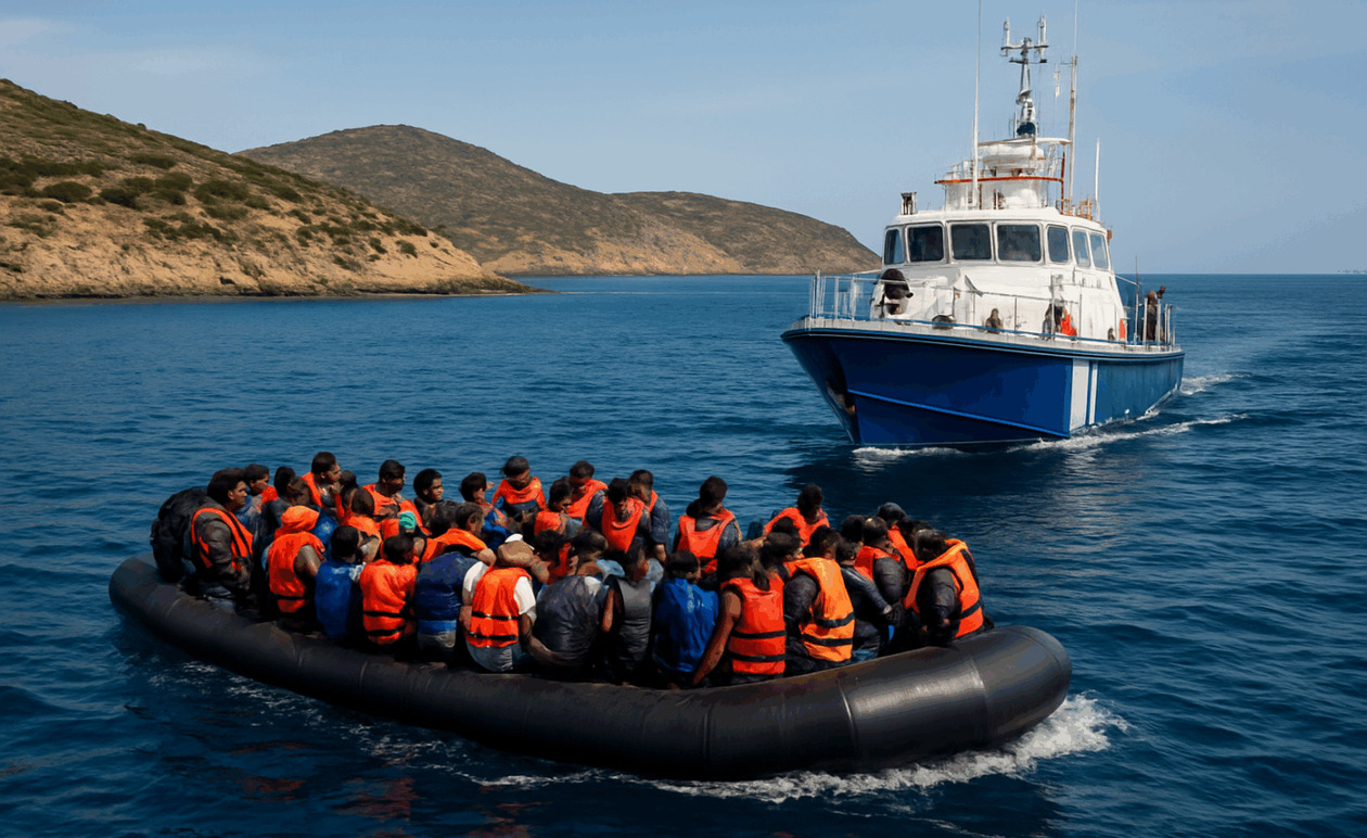 Διάσωση 28 μεταναστών στη Γαύδο