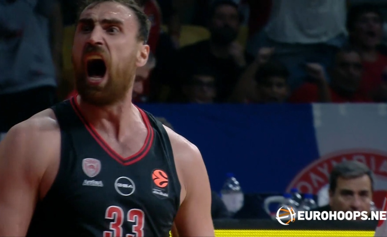 Ο Νίκολα Μιλουτίνοφ με νταμπλ-νταμπλ βοήθησε τον Ολυμπιακό να επικρατήσει 62-58