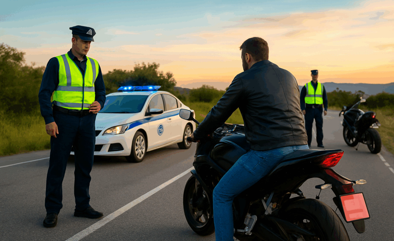 Στα Μέγαρα αποτράπηκαν αυτοσχέδιοι αγώνες μοτοσυκλετών