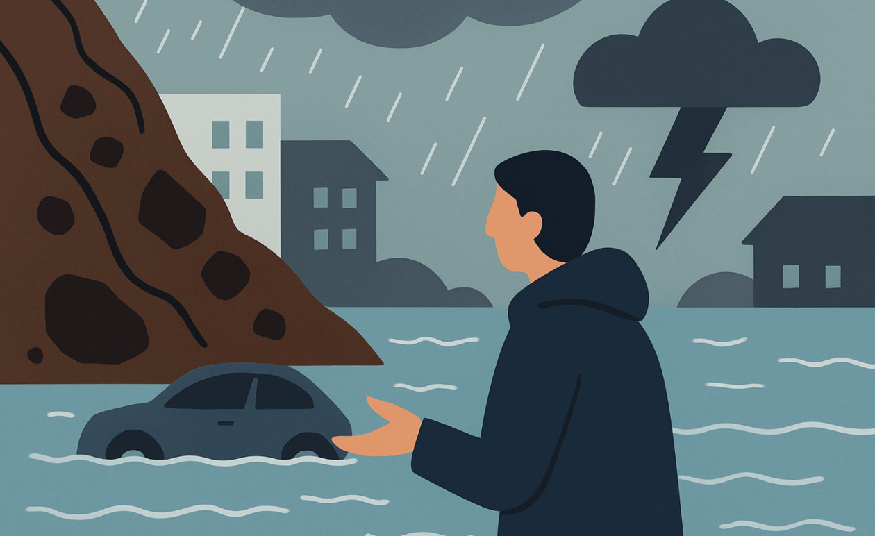 Κακοκαιρία: Προβλήματα σε Θεσπρωτία και Κέρκυρα από βροχές