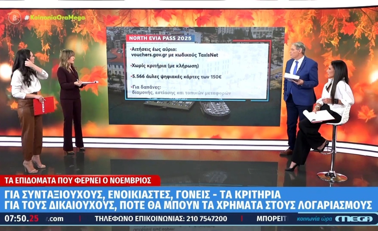 Η κάρτα North Evia Pass 2025 έχει προθεσμία υποβολής αιτήσεων αύριο