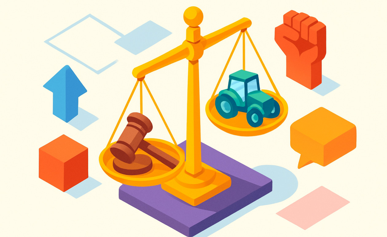 Λάρισα: Αναβλήθηκε για τον Οκτώβριο του 2026 η δίκη των αγροτών του μπλόκου της Νίκαιας