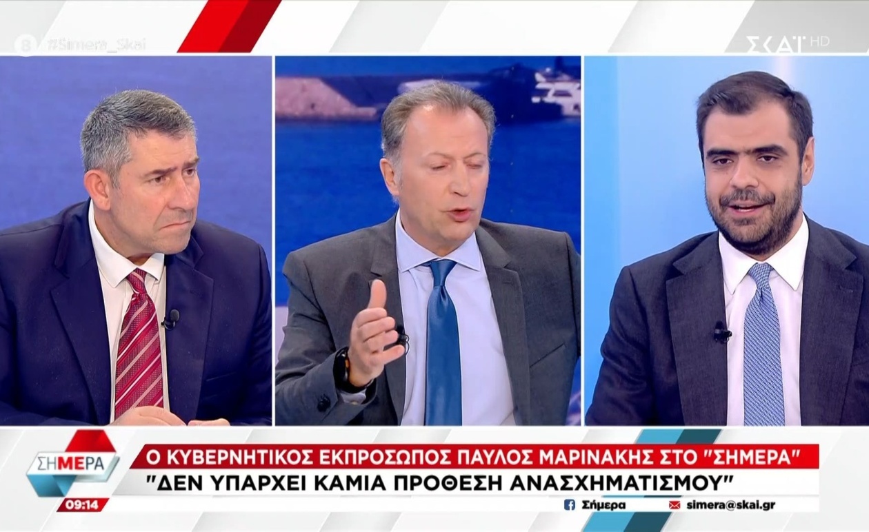 Ο Παύλος Μαρινάκης δηλώνει ότι δεν προγραμματίζεται ανασχηματισμός