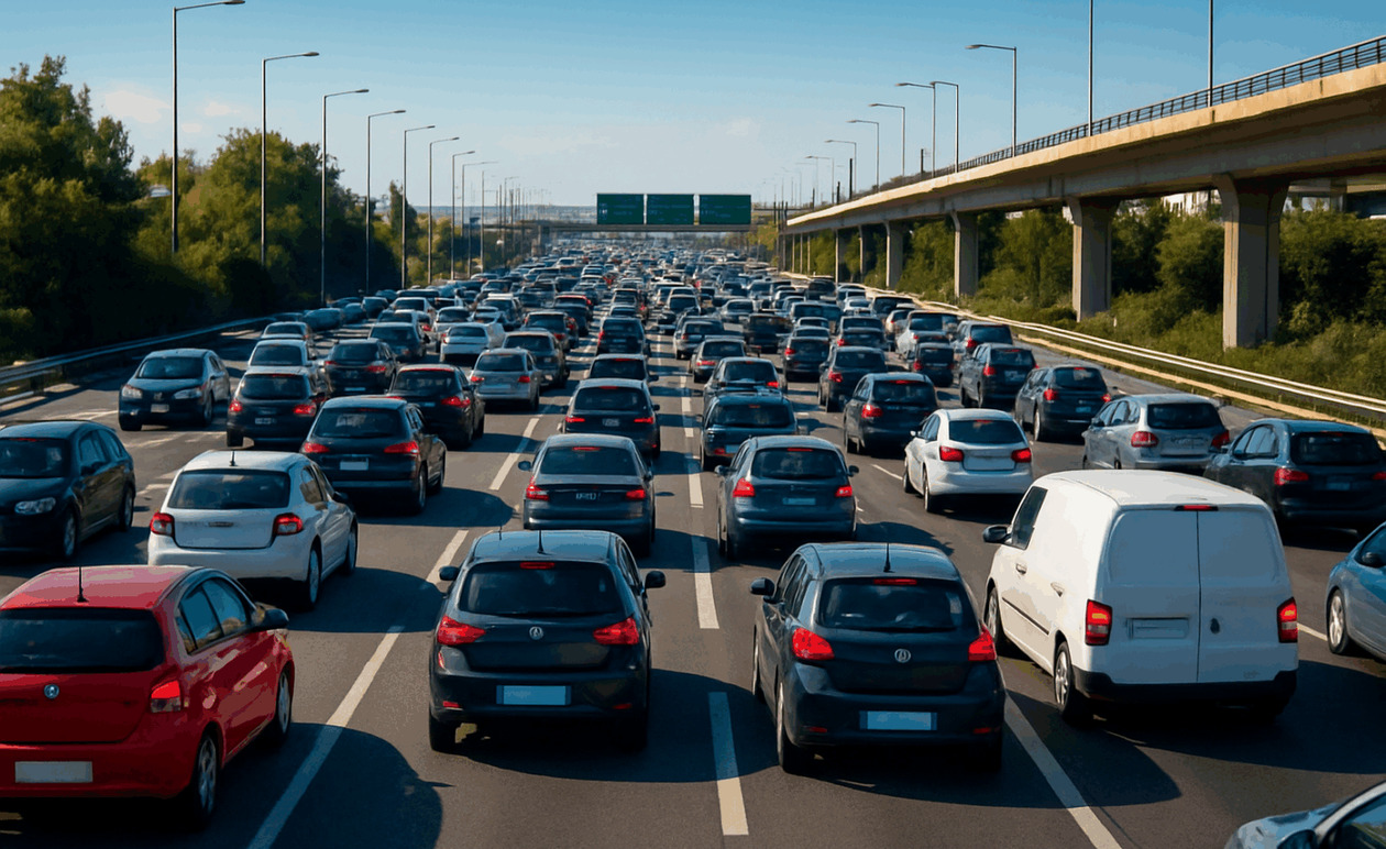 Κυκλοφοριακός Εφιάλτης στην Αθήνα: Κηφισός στο Κόκκινο και Καθυστερήσεις 15 Λεπτών στην Αττική Οδό