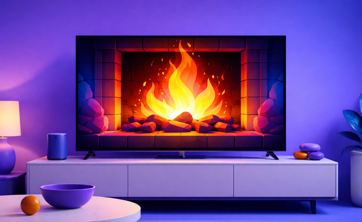 Netflix και HBO Max: Πώς να βάλετε τζάκι στην Smart TV σας για το χριστουγεννιάτικο ρεβεγιόν