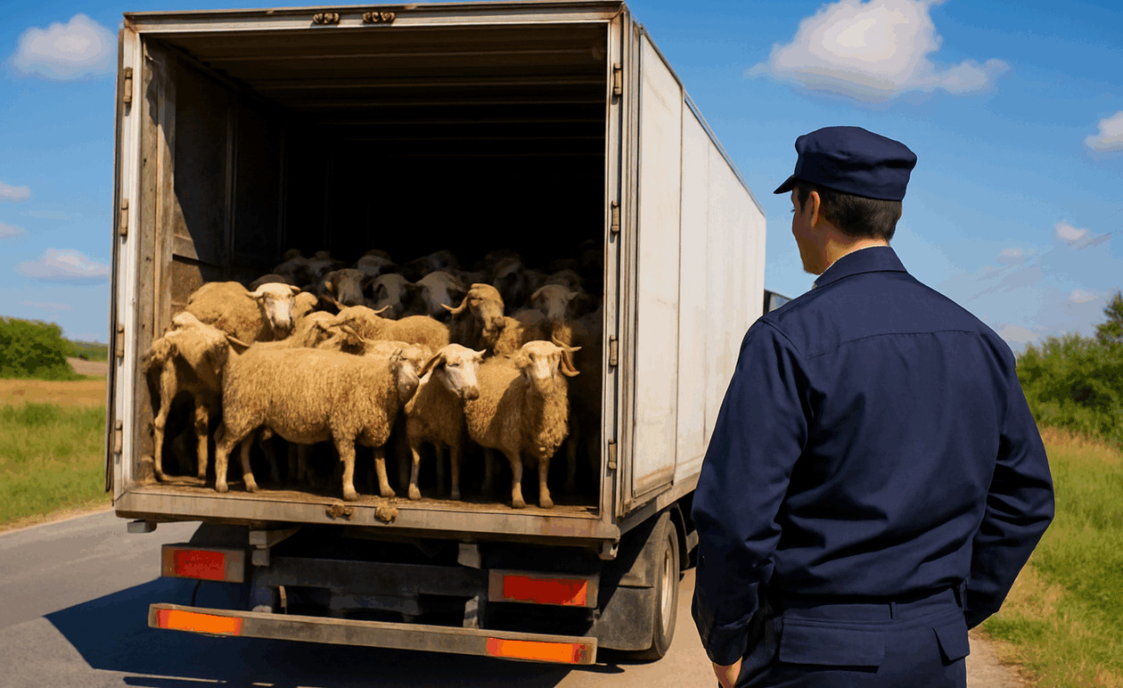 Σύλληψη οδηγού για παράνομη μεταφορά ζώων στη Ναύπακτο