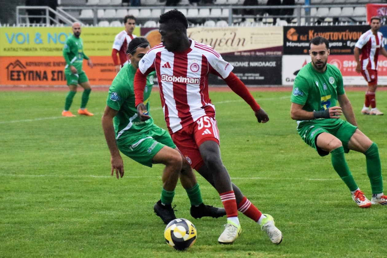 Ολυμπιακός Κ23: Μεγάλη ανατροπή στο Άργος και άλμα στην πρώτη τετράδα της βαθμολογίας