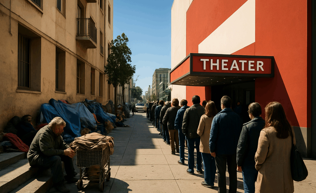 Το θέατρο επιμένει σε δύσκολες γειτονιές