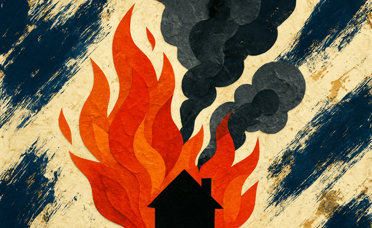 Φωτιά σε μονοκατοικία στο Λιτόχωρο: Εκτεταμένες ζημιές, σώα η ηλικιωμένη ένοικος