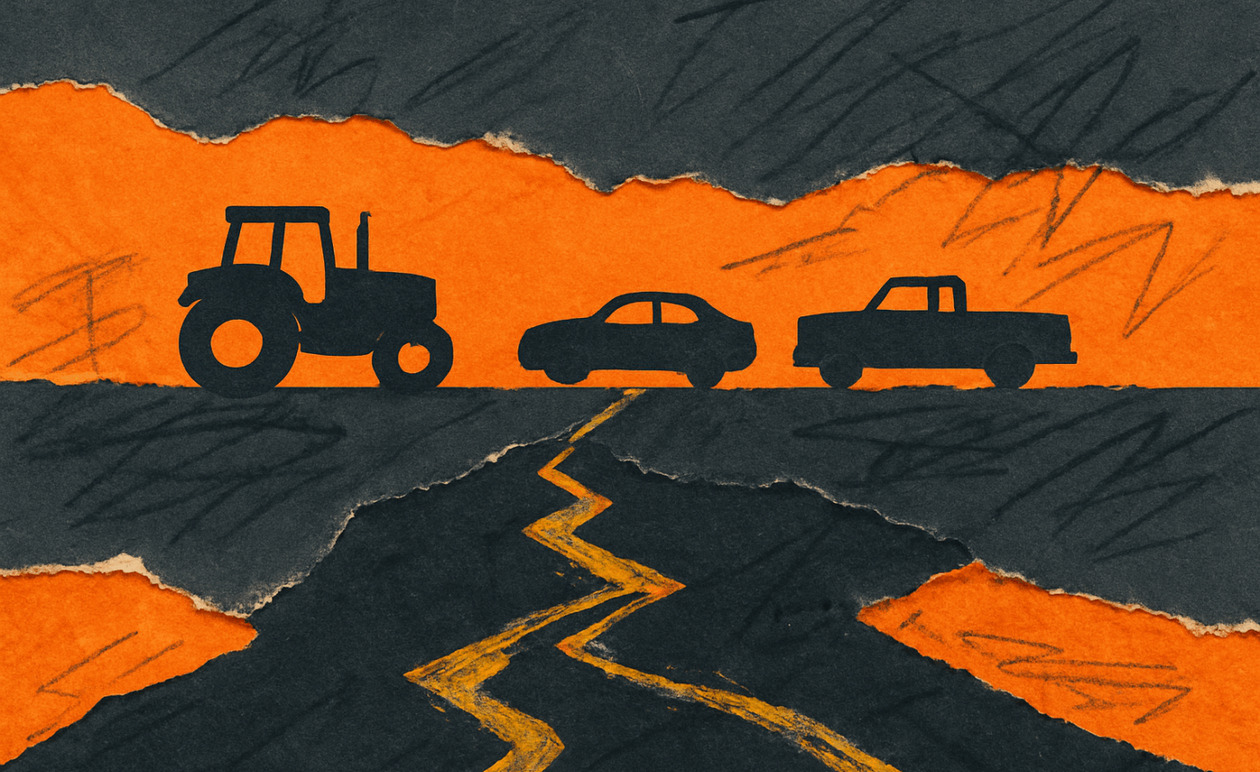 Αγρότες: Αποκλεισμός στον Μπράλο για μία ώρα, ακινητοποιήθηκαν οχήματα