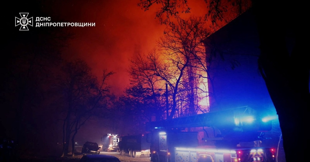 Ρωσικά drones προκάλεσαν ζημιές στο κτίριο του Suspilne στο Ντνίπρο