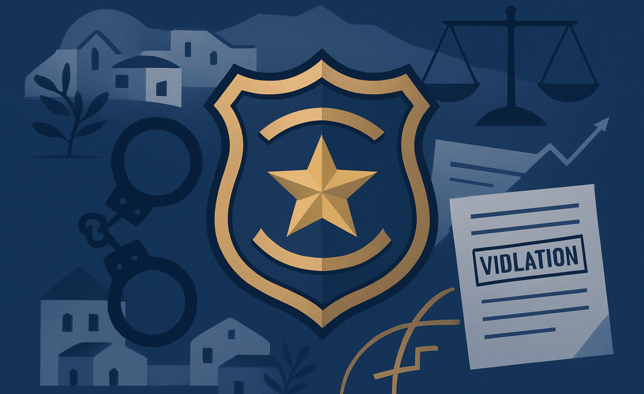 Αστυνομική επιχείρηση στην Αργολίδα: Έξι συλλήψεις για κλοπή ρεύματος και παραβάσεις