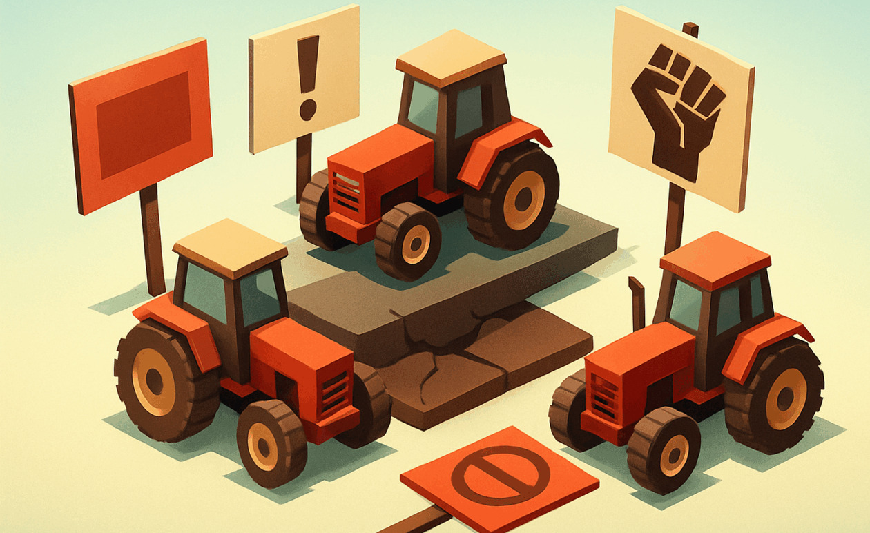 Θεσσαλονίκη: Οι αγρότες επιστρέφουν στα μπλόκα μετά τον τρίωρο αποκλεισμό του λιμανιού