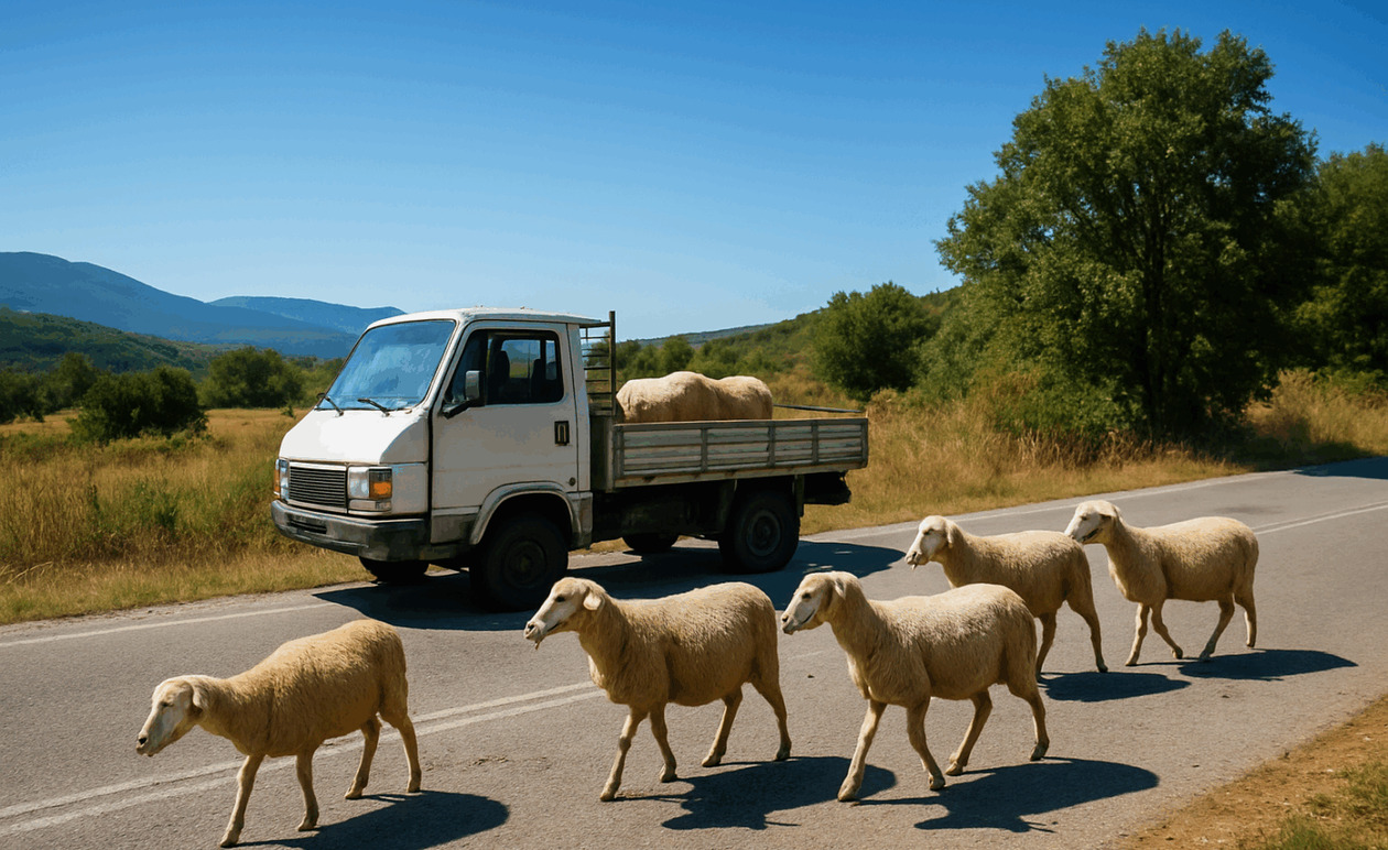Συνελήφθη στην Ιόνια Οδό για παράνομη μεταφορά ζώων