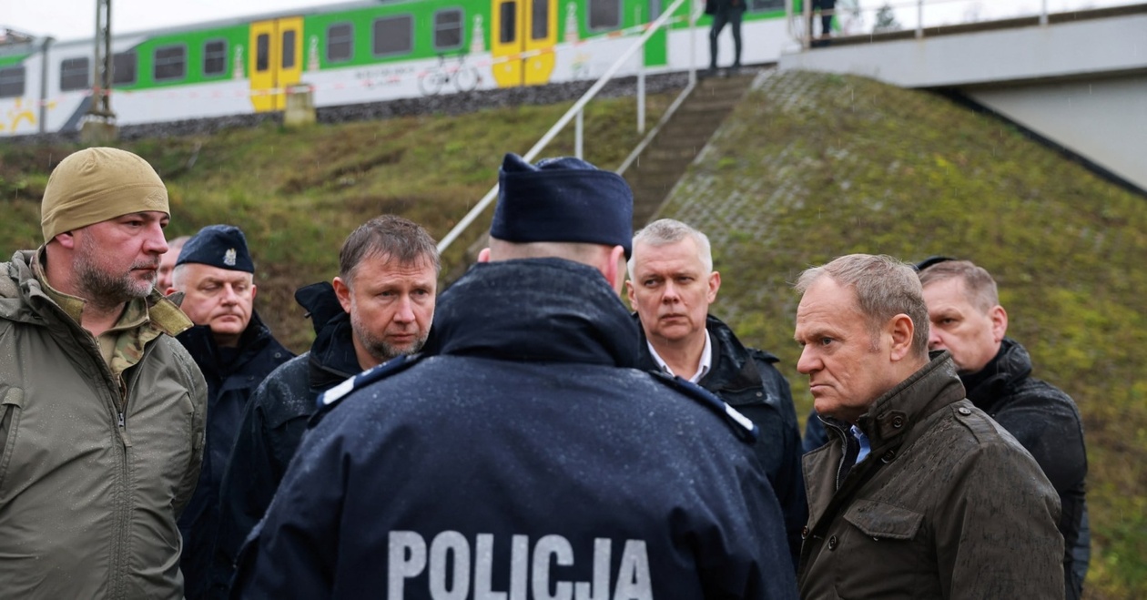 Η Πολωνία υποψιάζεται ρωσική εμπλοκή στο σαμποτάζ σιδηροδρομικών γραμμών προς την Ουκρανία