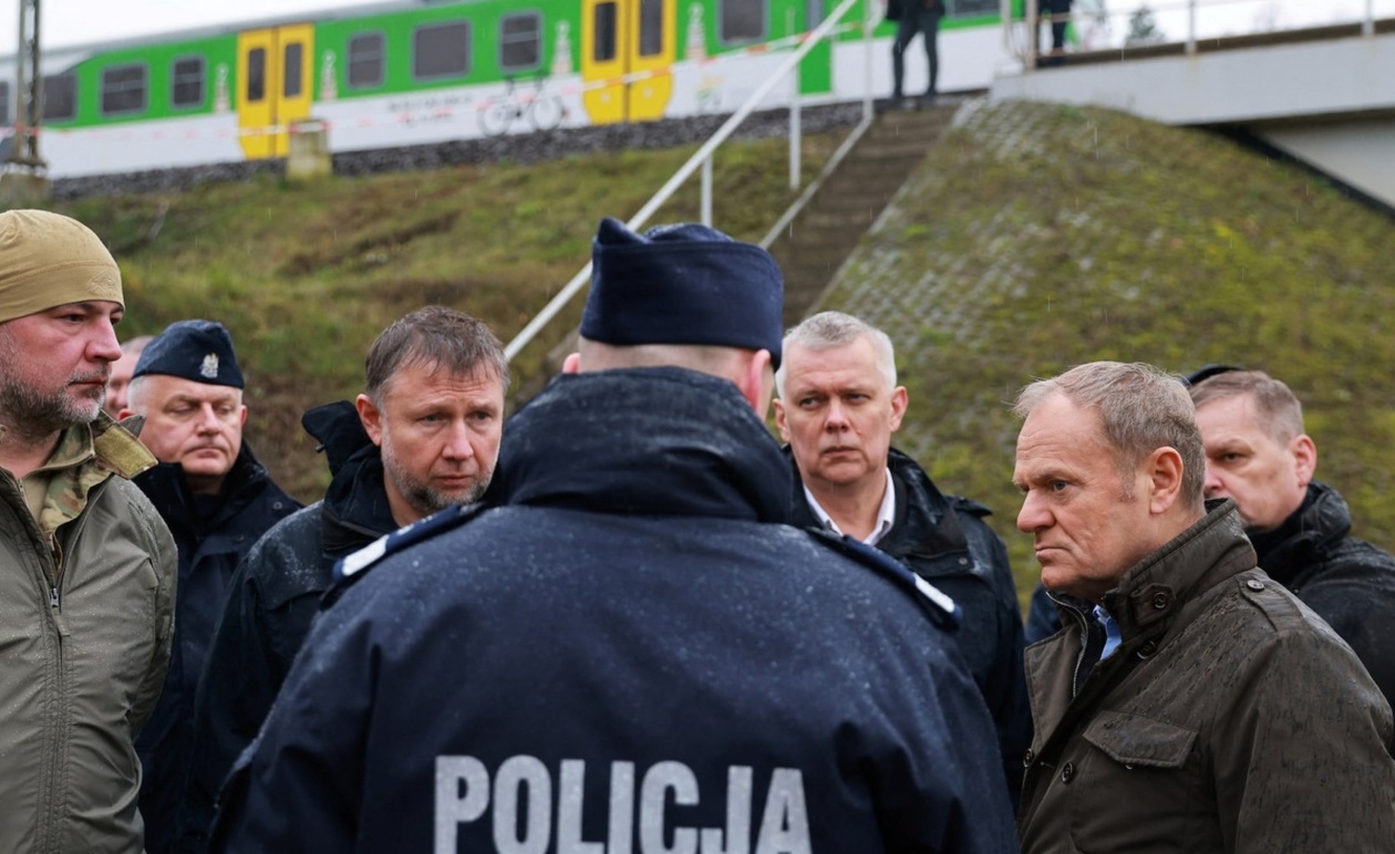 Η Πολωνία υποψιάζεται ρωσική εμπλοκή στο σαμποτάζ σιδηροδρομικών γραμμών προς την Ουκρανία