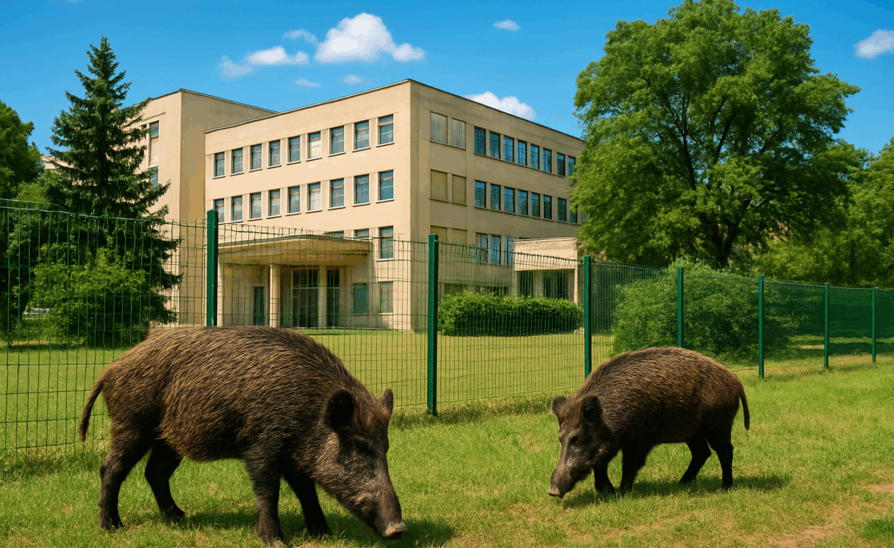 Εμφανίστηκαν αγριόχοιροι εντός του Ψυχιατρικού Νοσοκομείου Δαφνί