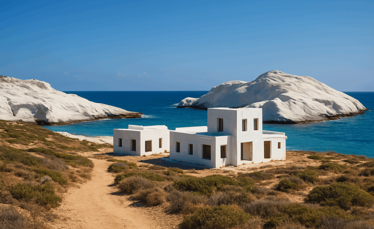 Βίλα κοντά στο Σαρακήνικο της Μήλου μπλοκαρίστηκε