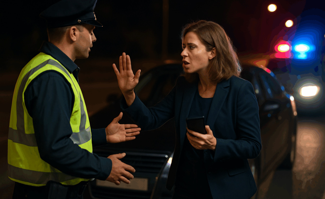 Σύλληψη Γνωστής Δημοσιογράφου: Απειλές και Εξύβριση Αστυνομικών σε Έλεγχο Αλκοτέστ στην Αττική Οδό