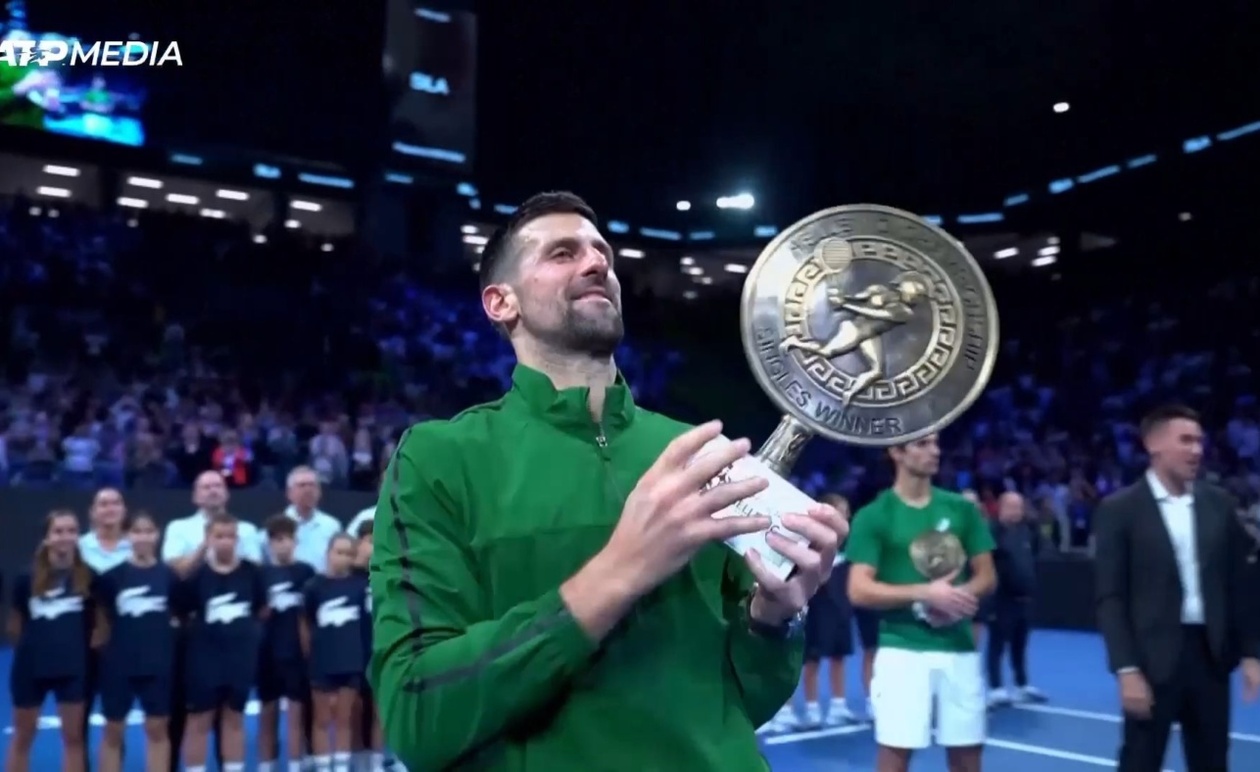 Ο Νόβακ Τζόκοβιτς σήκωσε το κύπελλο στο Hellenic Championship
