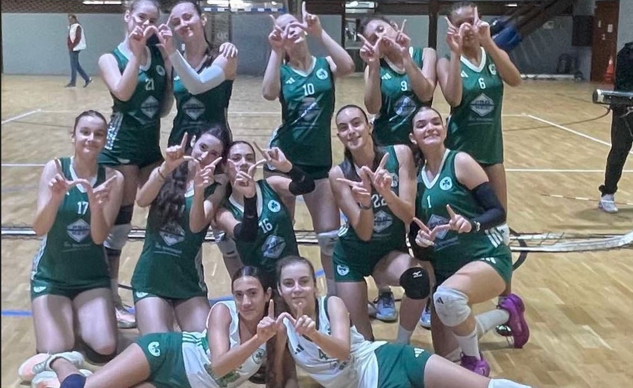 Ακαδημίες βόλεϊ Παναθηναϊκού: δύο νίκες, μία ήττα
