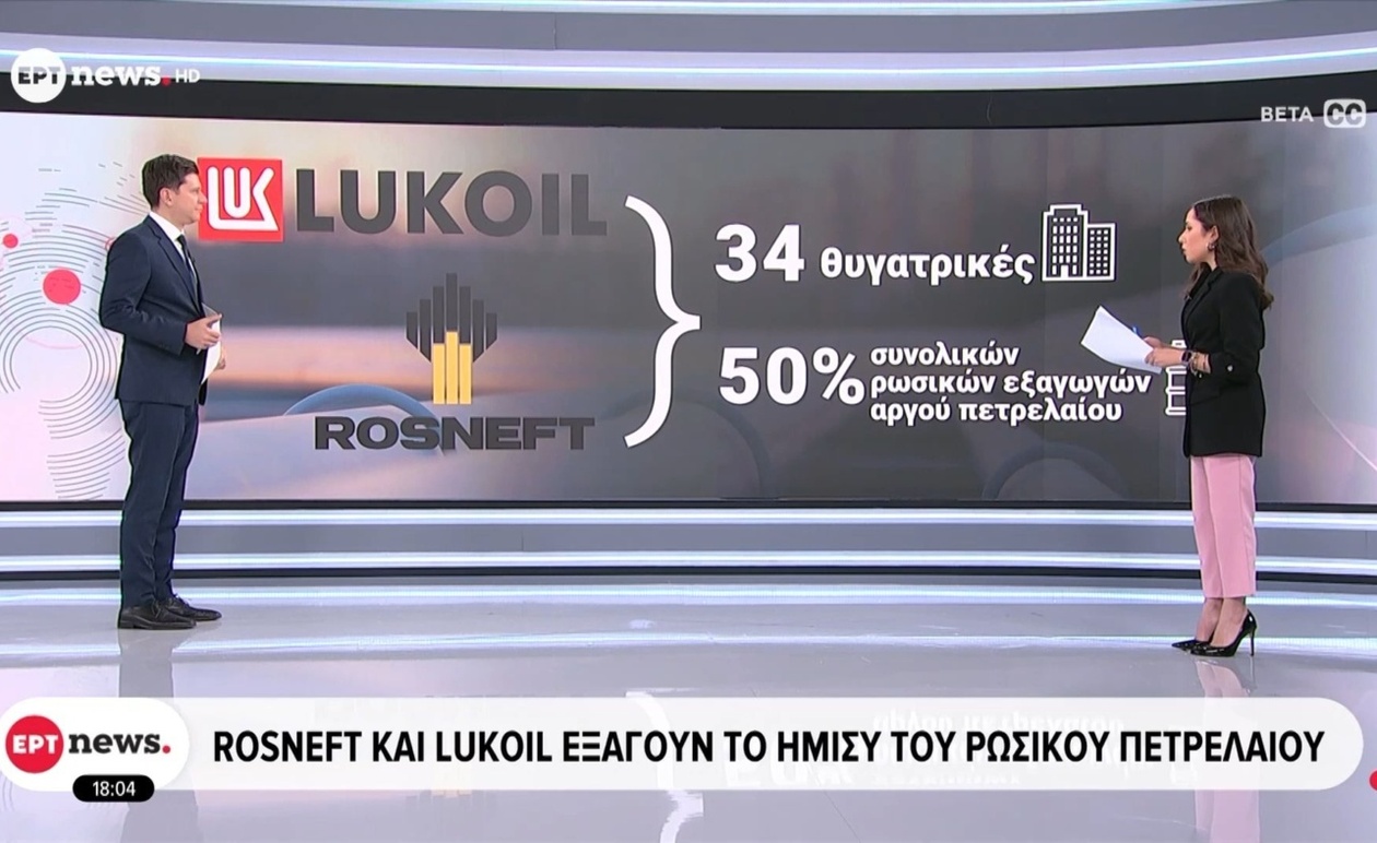 Νέες Σκληρές Κυρώσεις των ΗΠΑ Πλήττουν Ρωσικούς Πετρελαϊκούς Κολοσσούς