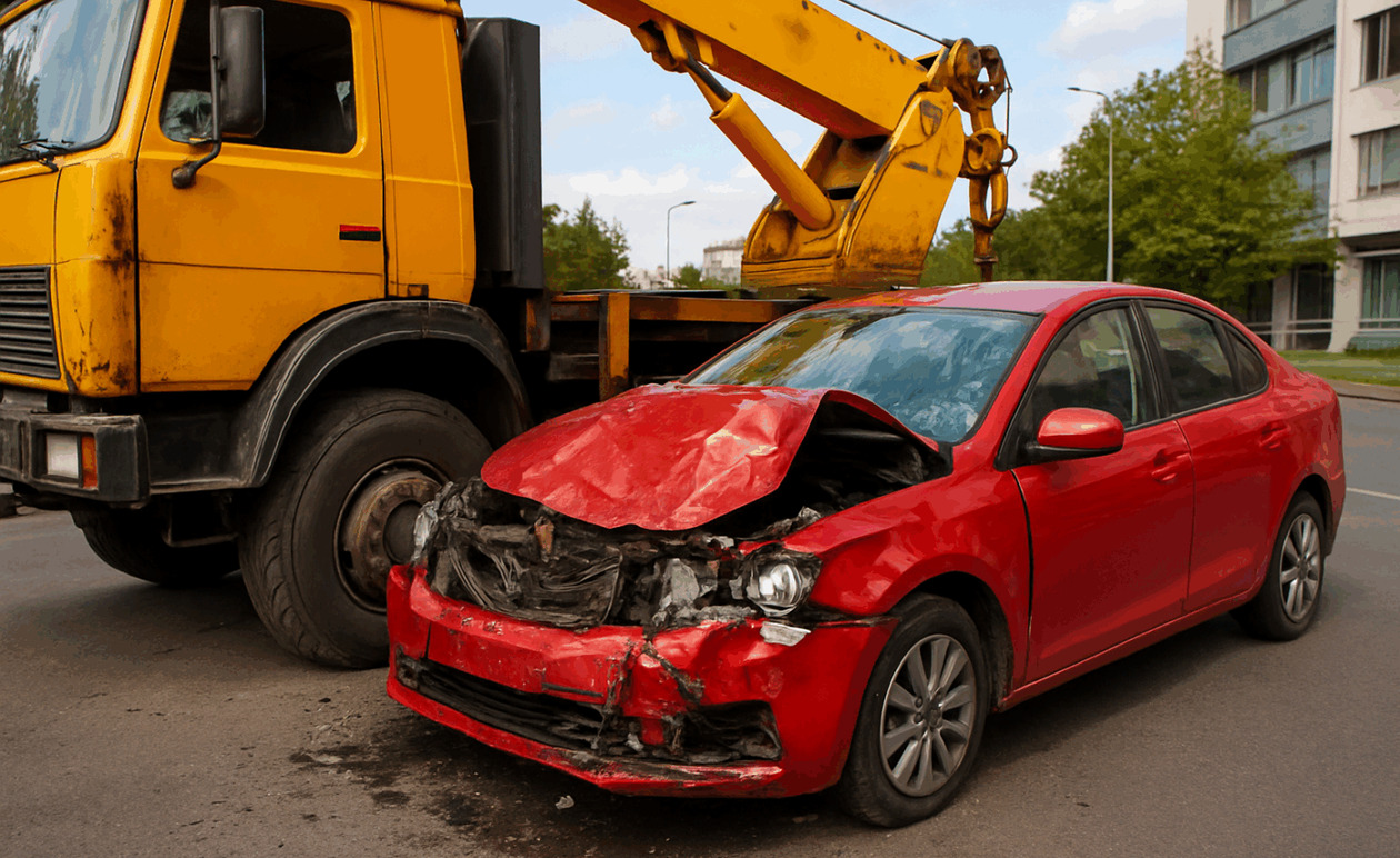 Μεθυσμένος οδηγός συγκρούστηκε με γερανοφόρο στη Θεσσαλονίκη
