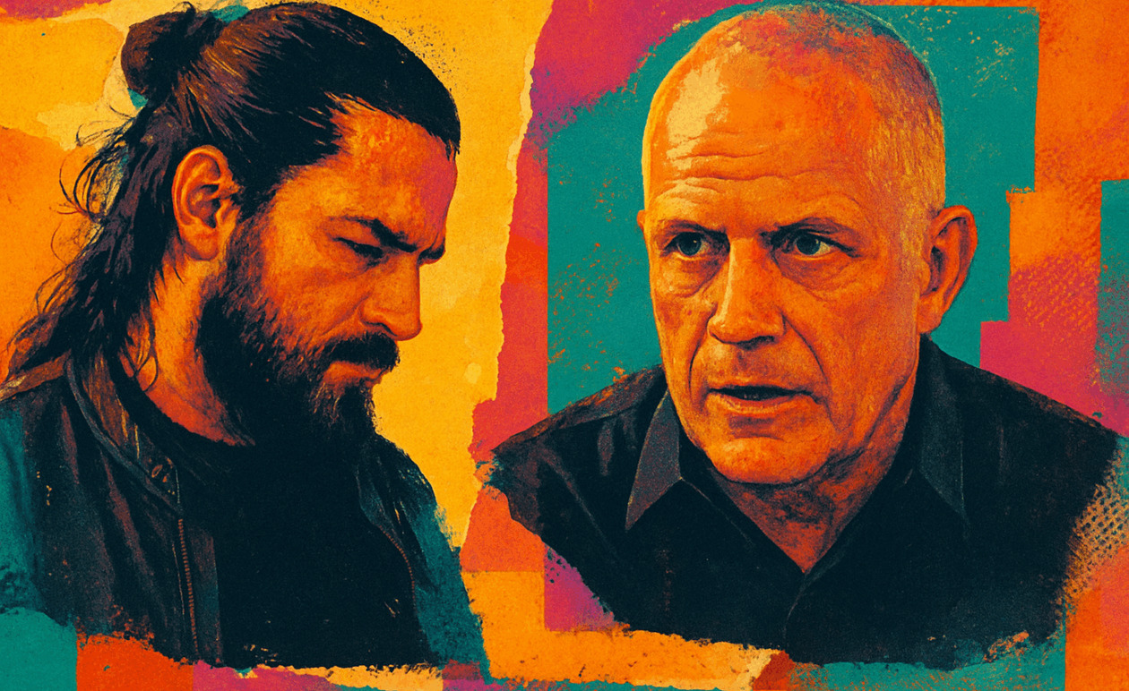 Η Γη της Ελιάς: Άγριο ξύλο Παυλή-Στάθη στη μέση του δρόμου, μάρτυρας ο Αντώνης