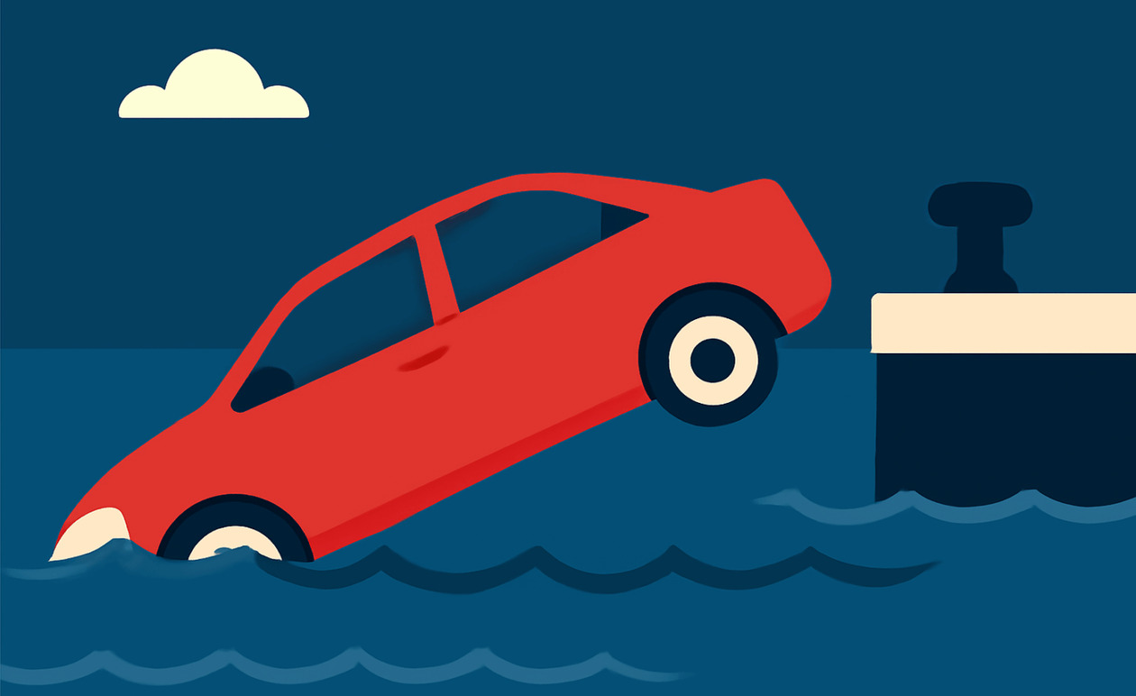 Σαλαμίνα: Αυτοκίνητο έπεσε στη θάλασσα, νεκρή η οδηγός