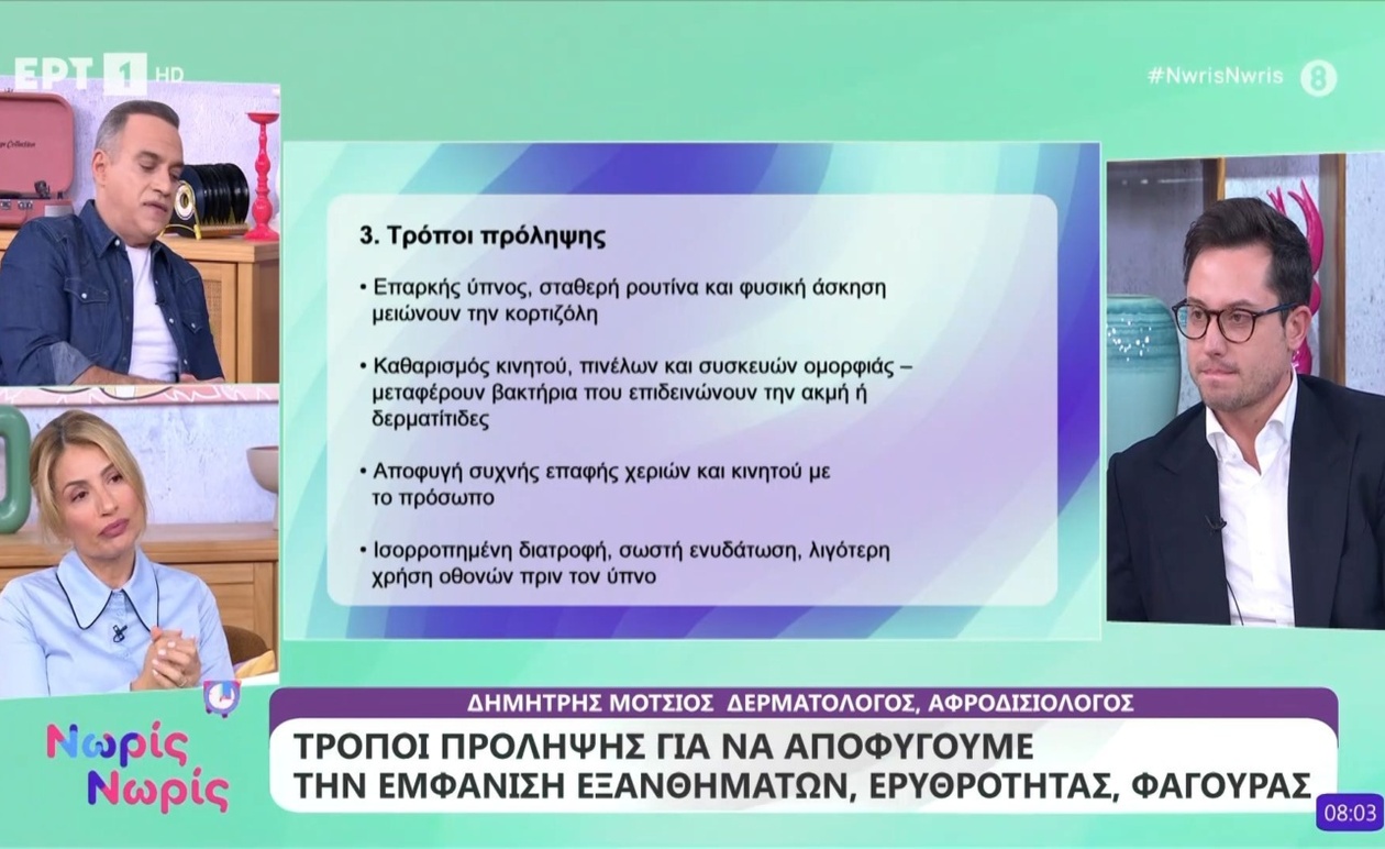 Το άγχος που επιβαρύνει την επιδερμίδα