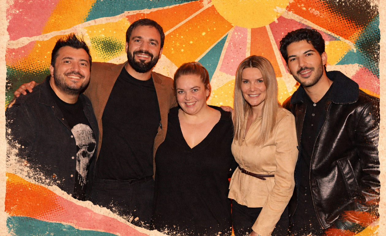 Λευτέρης Κουμαντάκης: Λαμπερή γιορτή στην καρδιά της Αθήνας για τον δημοσιογράφο του ANT1