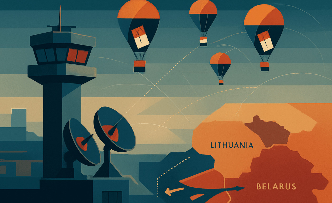 Το αεροδρόμιο του Βίλνιους έκλεισε ξανά λόγω μπαλονιών