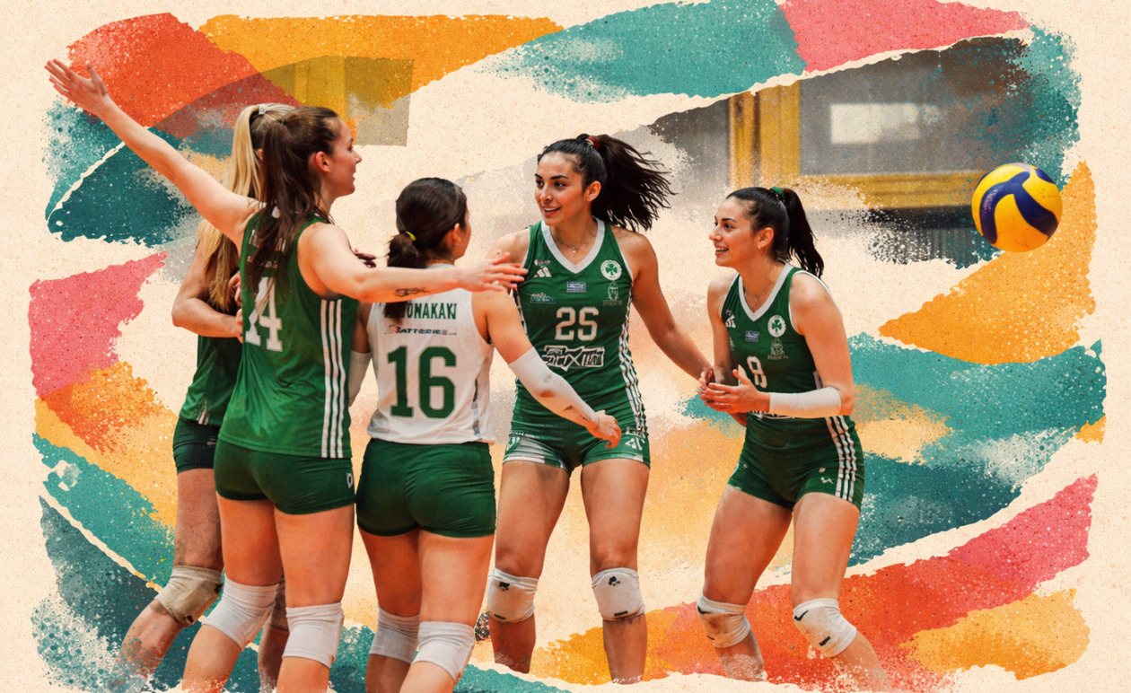 Παναθηναϊκός: Λύγισε τη Θέτιδα με 3-1 και «κλειδώνει» την κορυφή της Volley League