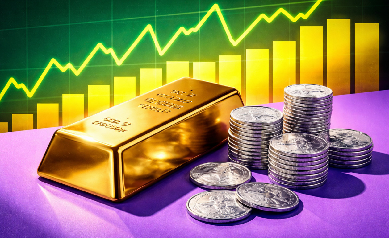 Χρυσός: Άνοδος στα 5.208 δολάρια εν μέσω έντασης στη Μέση Ανατολή – Ράλι 3,6% για το ασήμι