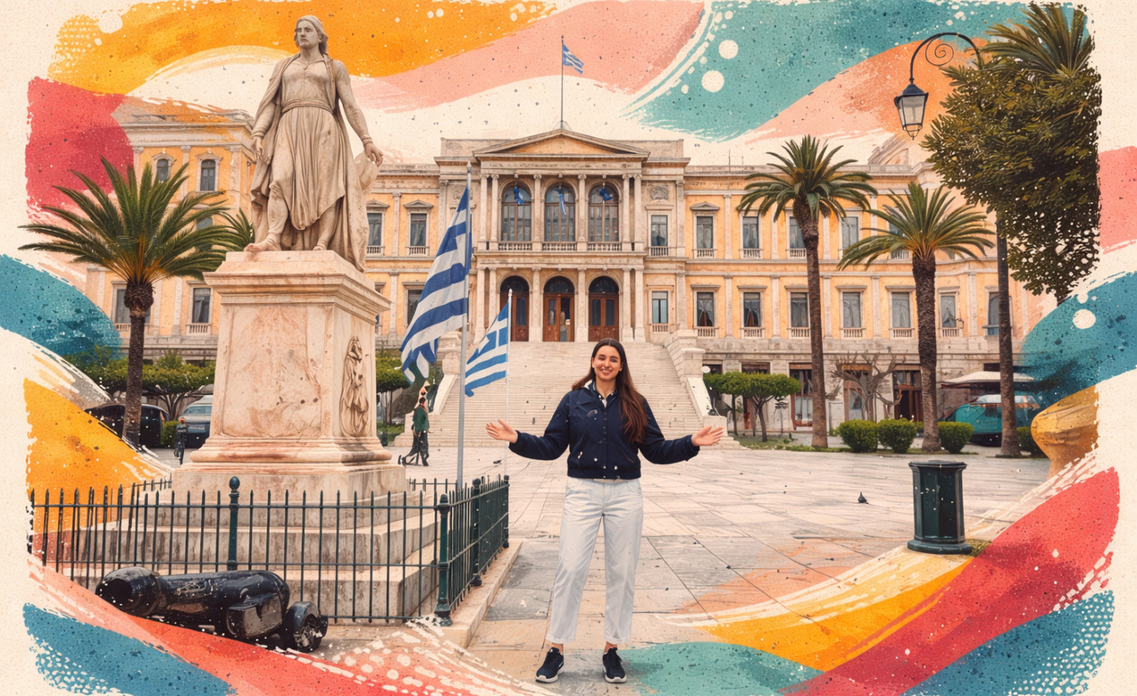 Happy Hours: Η Άννα Αναστασάκη μας ξεναγεί στην αρχοντική Σύρο μέσα από τη συχνότητα του OPEN