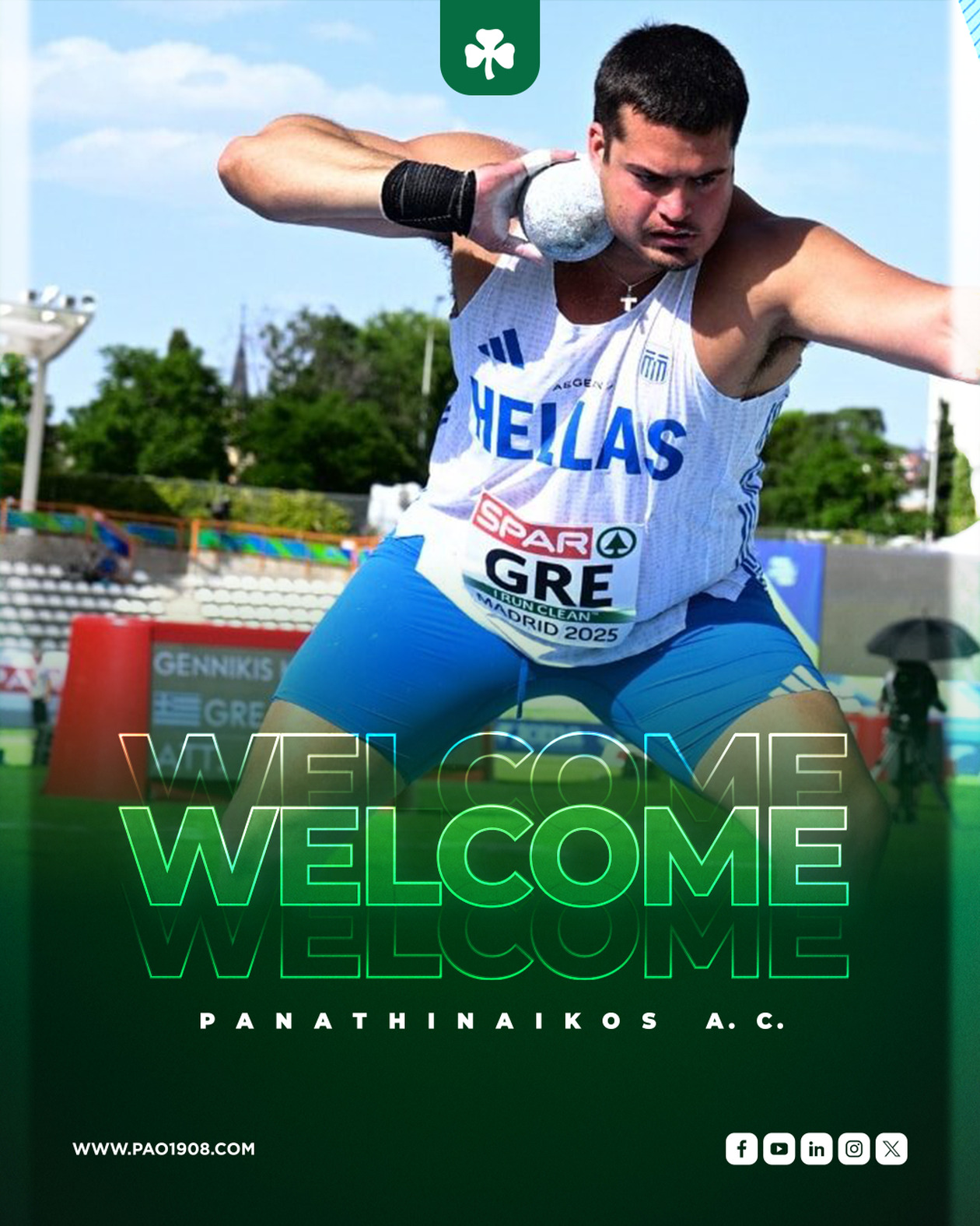 Παναθηναϊκός: Οκτώ «πράσινες» μεταγραφές στον στίβο με φόντο την κορυφή