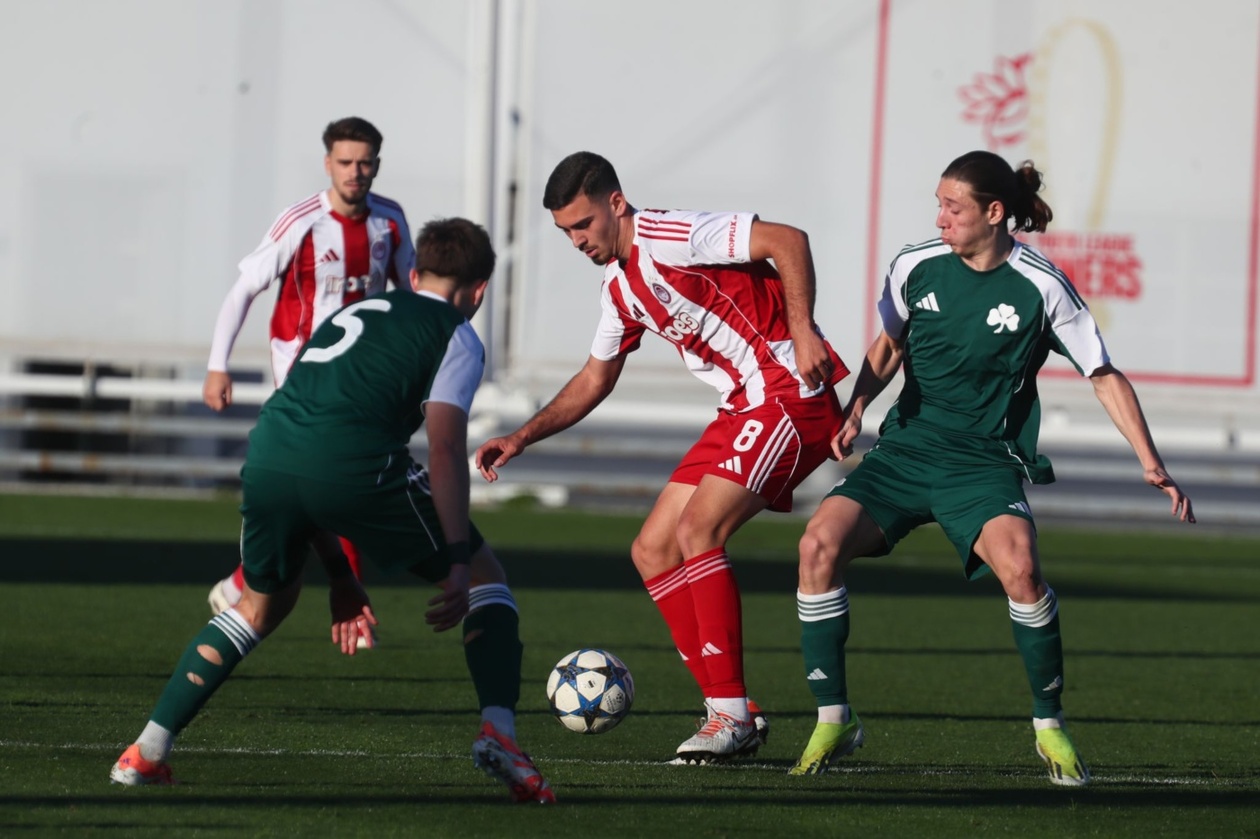 Ολυμπιακός – Παναθηναϊκός: Ήττα 0-2 για την Κ19 στο ντέρμπι του Ρέντη