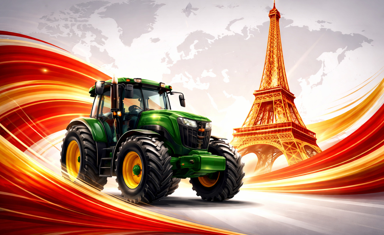 Γαλλία: Τρακτέρ στο κέντρο του Παρισιού και τον Πύργο του Άιφελ από οργισμένους αγρότες