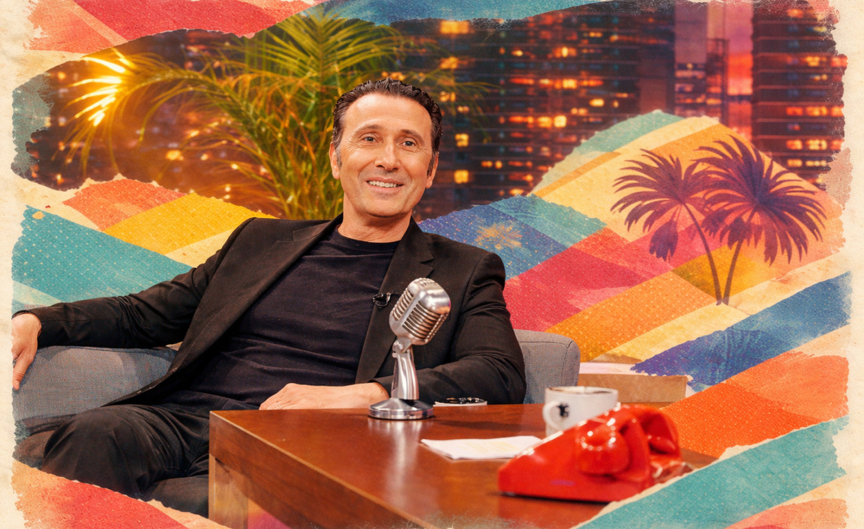 The 2Night Show: Ο Ρένος Χαραλαμπίδης, ο Βασίλης Μηλιώνης και η Senhit στον Γρηγόρη Αρναούτογλου