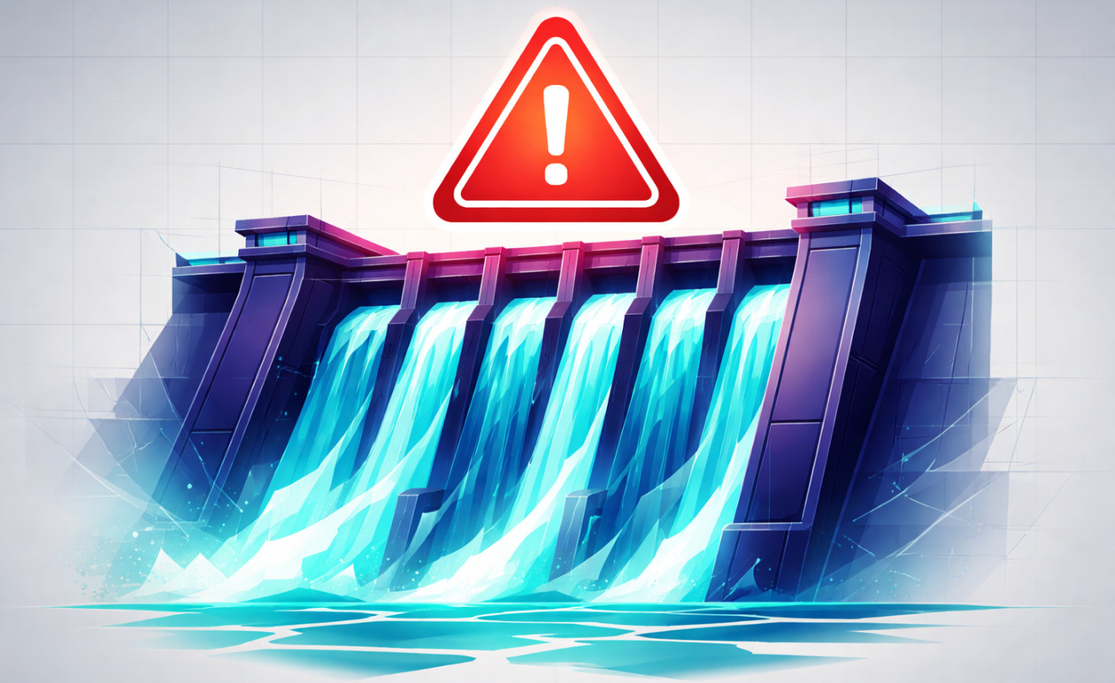 Αιτωλοακαρνανία: Μήνυμα 112 για ελεγχόμενη υπερχείλιση στο φράγμα Στράτου – Συναγερμός στον Αχελώο