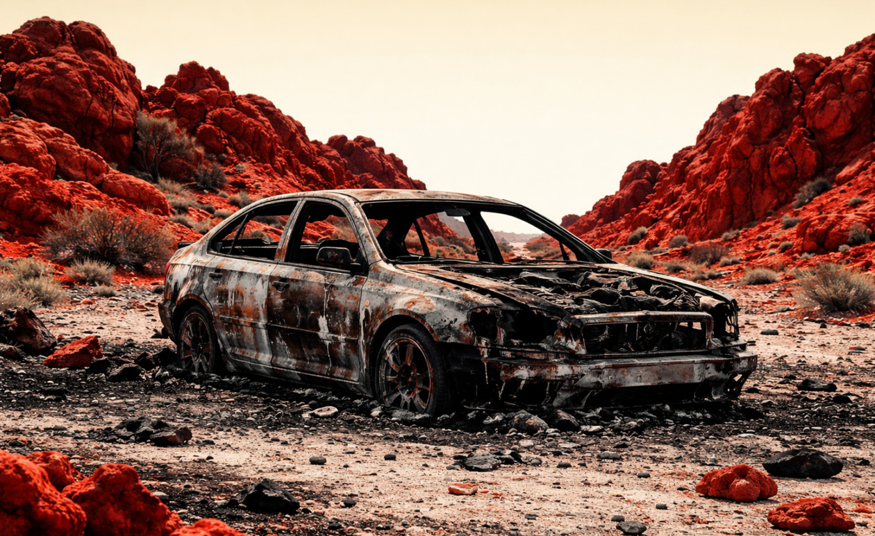 Νέα Πέραμος: Προϊόν ένοπλης ληστείας στα Βίλια το καμένο Ι.Χ. που συνδέεται με τη δολοφονία του 27χρονου