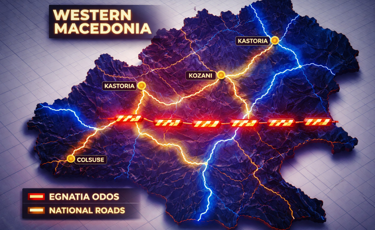Δυτική Μακεδονία: Αίρεται η απαγόρευση για τα φορτηγά στην Ε.Ο. Κοζάνης-Ιωαννίνων – Οι περιορισμοί στην Εγνατία