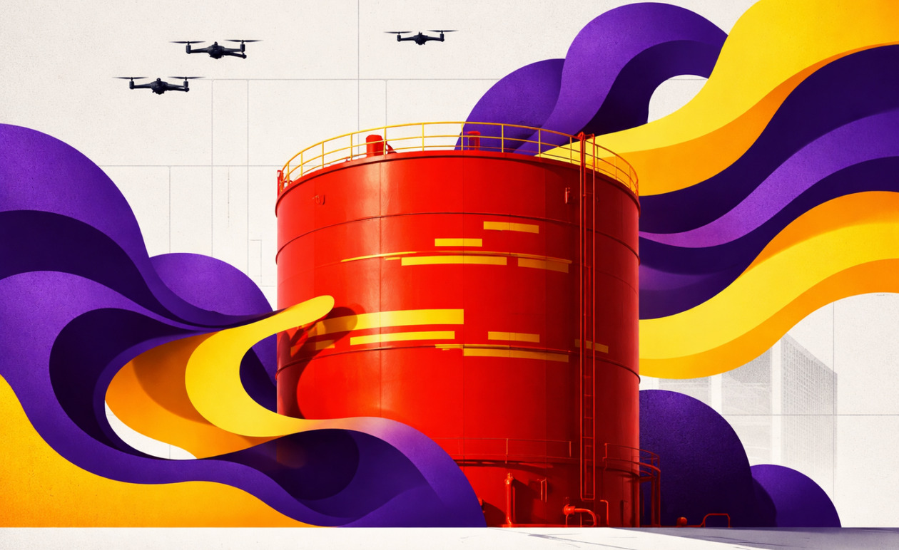 Μπέλγκοροντ: Πυρκαγιά σε αποθήκη πετρελαίου μετά από ολονύκτια επίθεση ουκρανικών drones