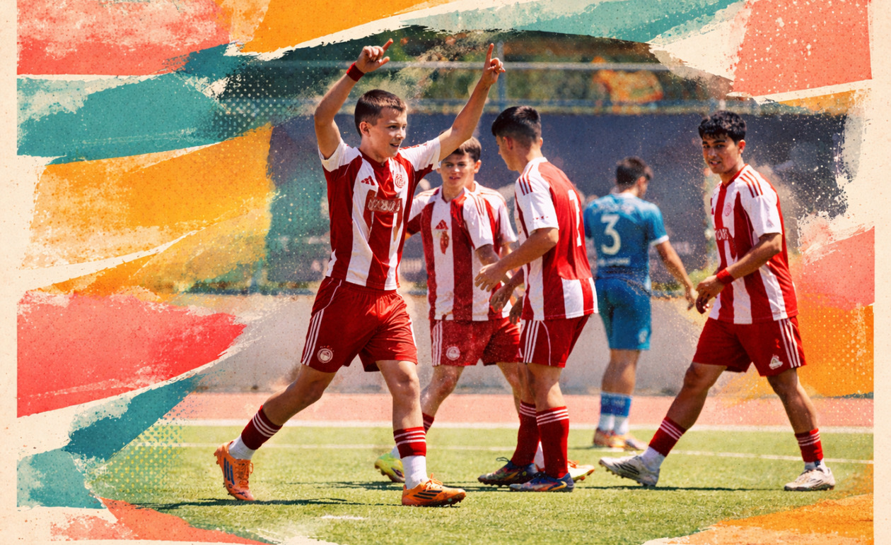 Ολυμπιακός: Άνετο “διπλό” με 4-1 επί της Κηφισιάς για την Κ15