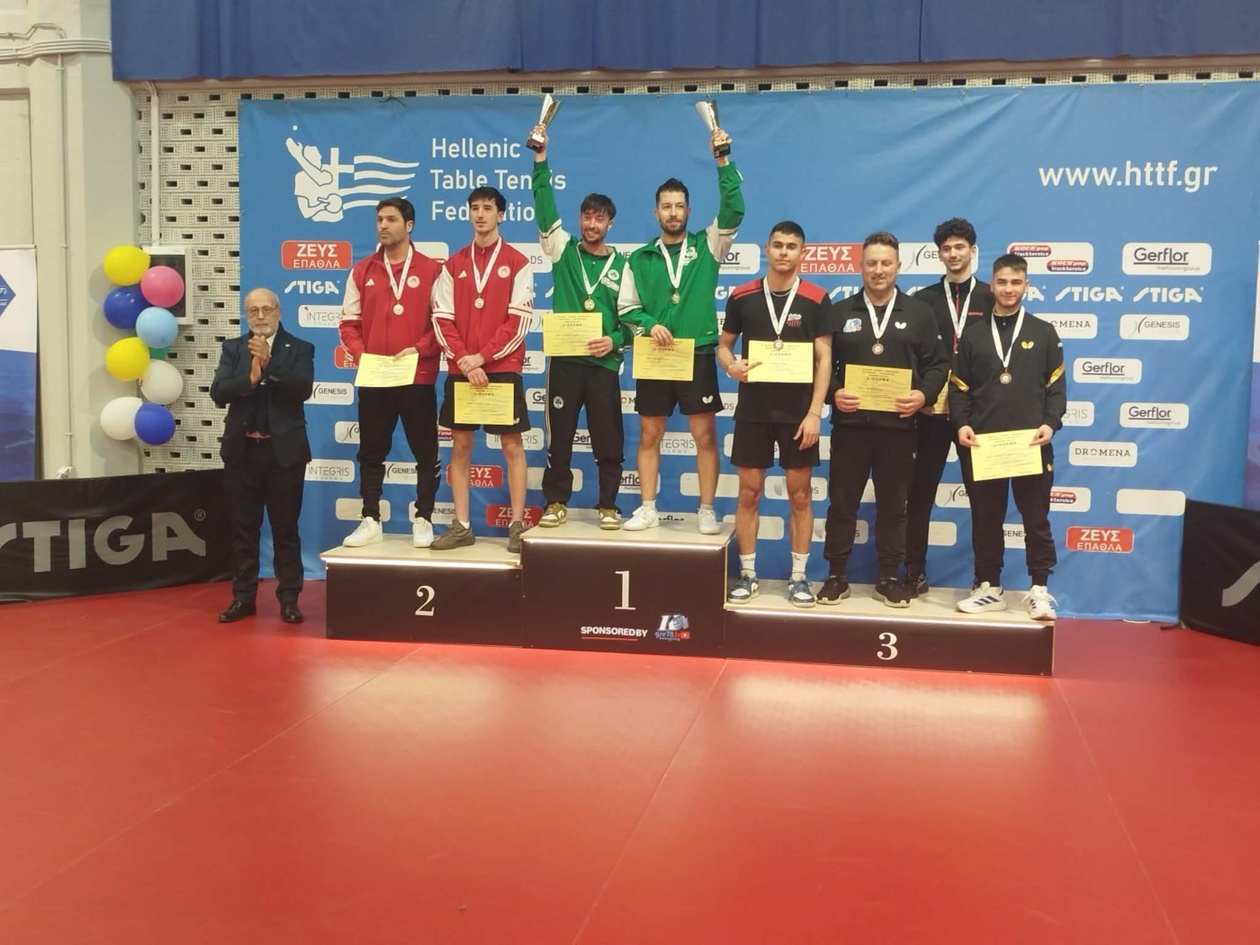 Παναθηναϊκός: Σάρωσε τα μετάλλια στο Πανελλήνιο Πρωτάθλημα πινγκ πονγκ με την Κατερίνα Τόλιου στην κορυφή