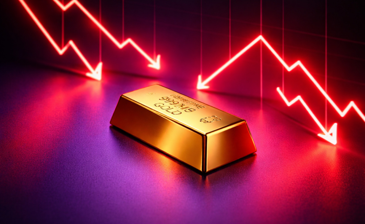 Χρυσός: Πτώση 2% στα 4.903 δολάρια υπό την πίεση της Fed και του ακριβού πετρελαίου