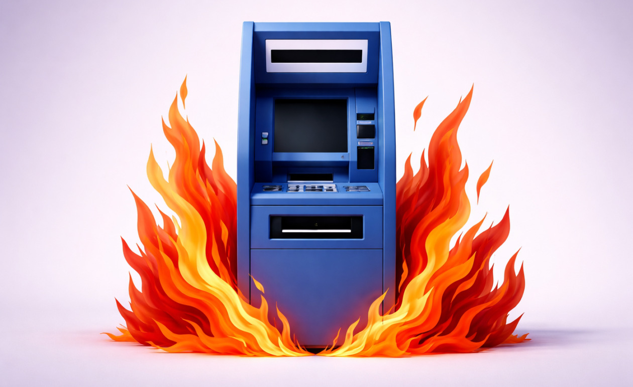 Θεσσαλονίκη: Εμπρηστική επίθεση σε ΑΤΜ τράπεζας στην οδό Μπότσαρη