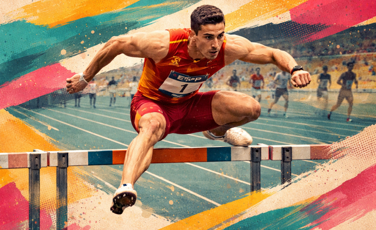 Χρήστος Ρούμτσιος: Χάλκινο μετάλλιο με νέο ατομικό ρεκόρ στα 60μ. εμπόδια στην Ισπανία