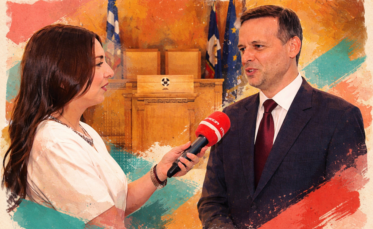 Maestro: Ο Χάρης Δούκας για το παρασκήνιο του τελευταίου γυρίσματος στο Δημαρχείο Αθήνας