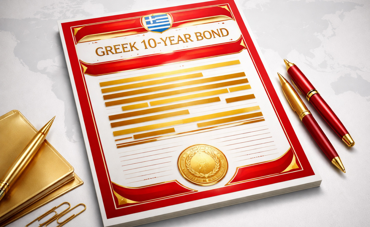 Ελληνικό δεκαετές ομόλογο: Άνοιξε το βιβλίο προσφορών με στόχο απόδοση 3,8%